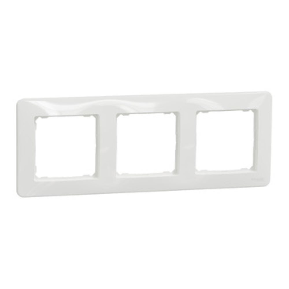 Oferte la Rama ornament aparenta Schneider Sedna SDD311803, 3 module, orizontal, alb, 85 x 227 x 10 mm