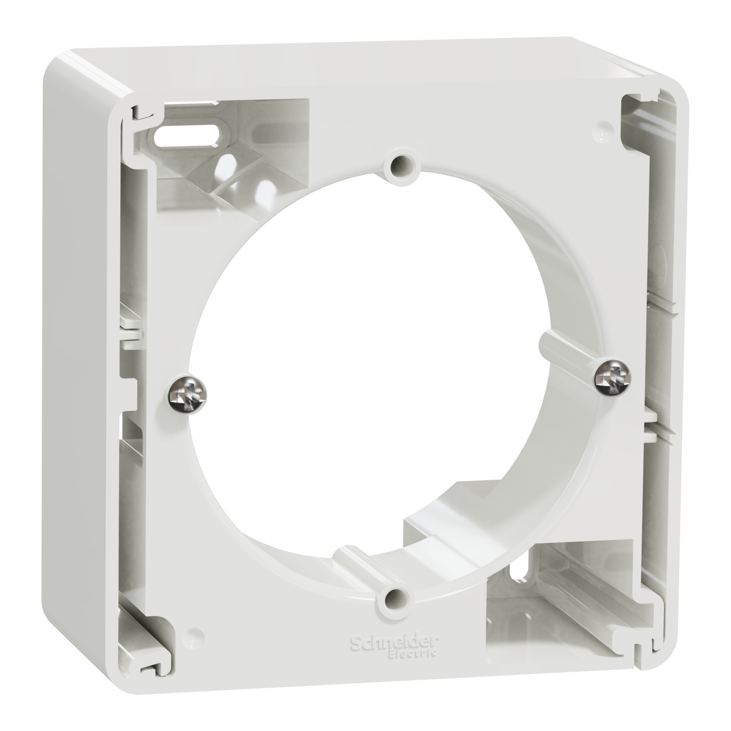 Oferte la Cadru montaj aparent Schneider Sedna SDD311801, 1 modul, mijloc, alb, 84 x 83 x 43 mm