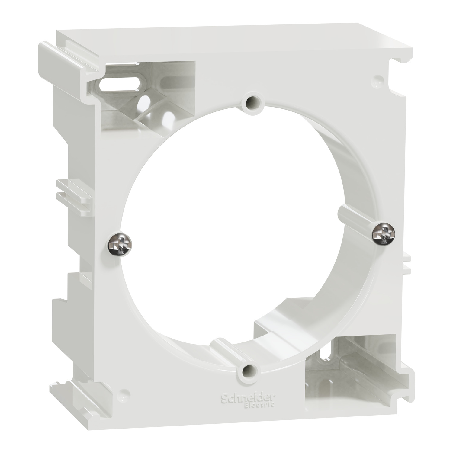 Oferte la Cadru montaj aparent Schneider Sedna SDD111902, 1 modul, mijloc, alb, 84 x 78 x 43 mm