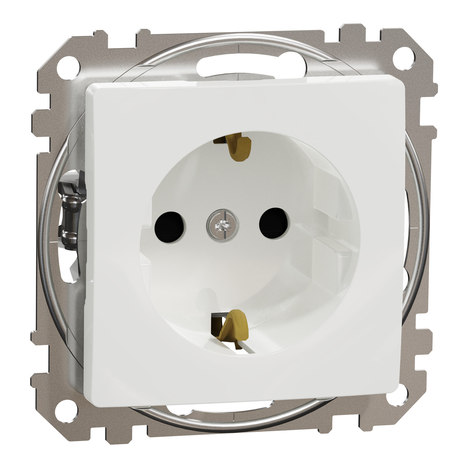 Oferte la Priza schuko simpla Schneider Sedna SDD111021, incastrata, contact de protectie, alb