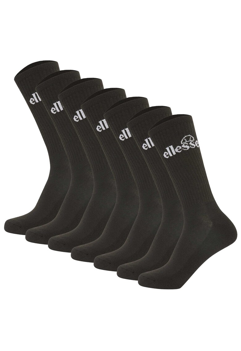 Oferte la Set de sosete lungi unisex - 7 perechi - Negru