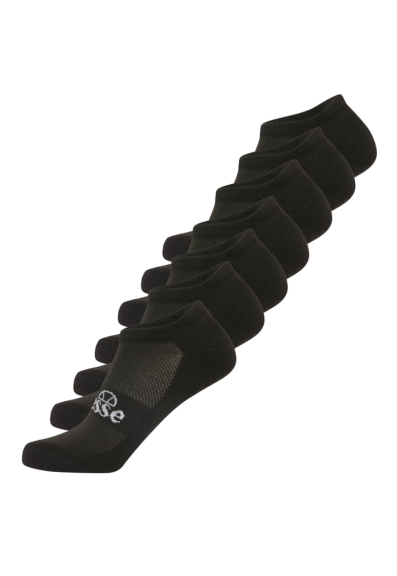 Oferte la Set de sosete unisex cu imprimeu logo Arado - 7 perechi - Negru