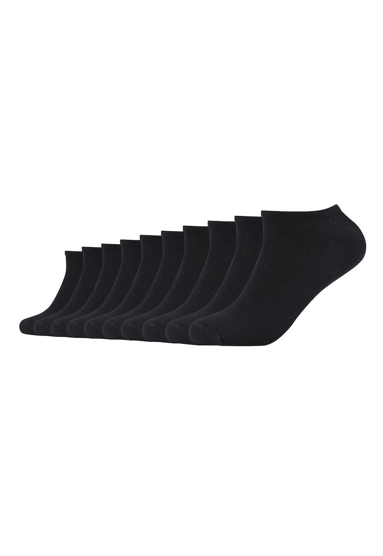 Oferte la Set de sosete unisex pana la glezna - 10 perechi - Negru