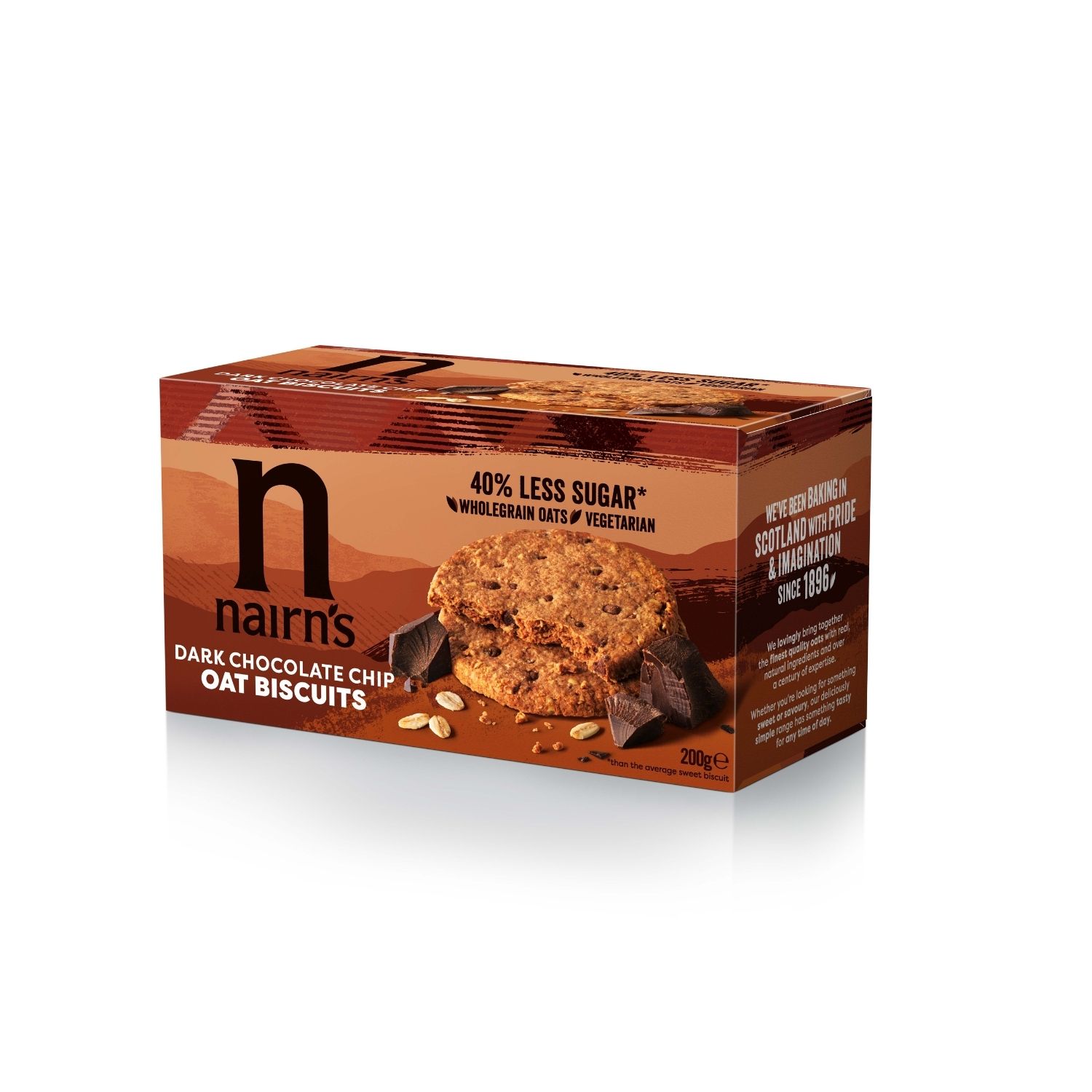 Oferte la Biscuiti din Ovaz Integral cu Ciocolata 200G Nairn's