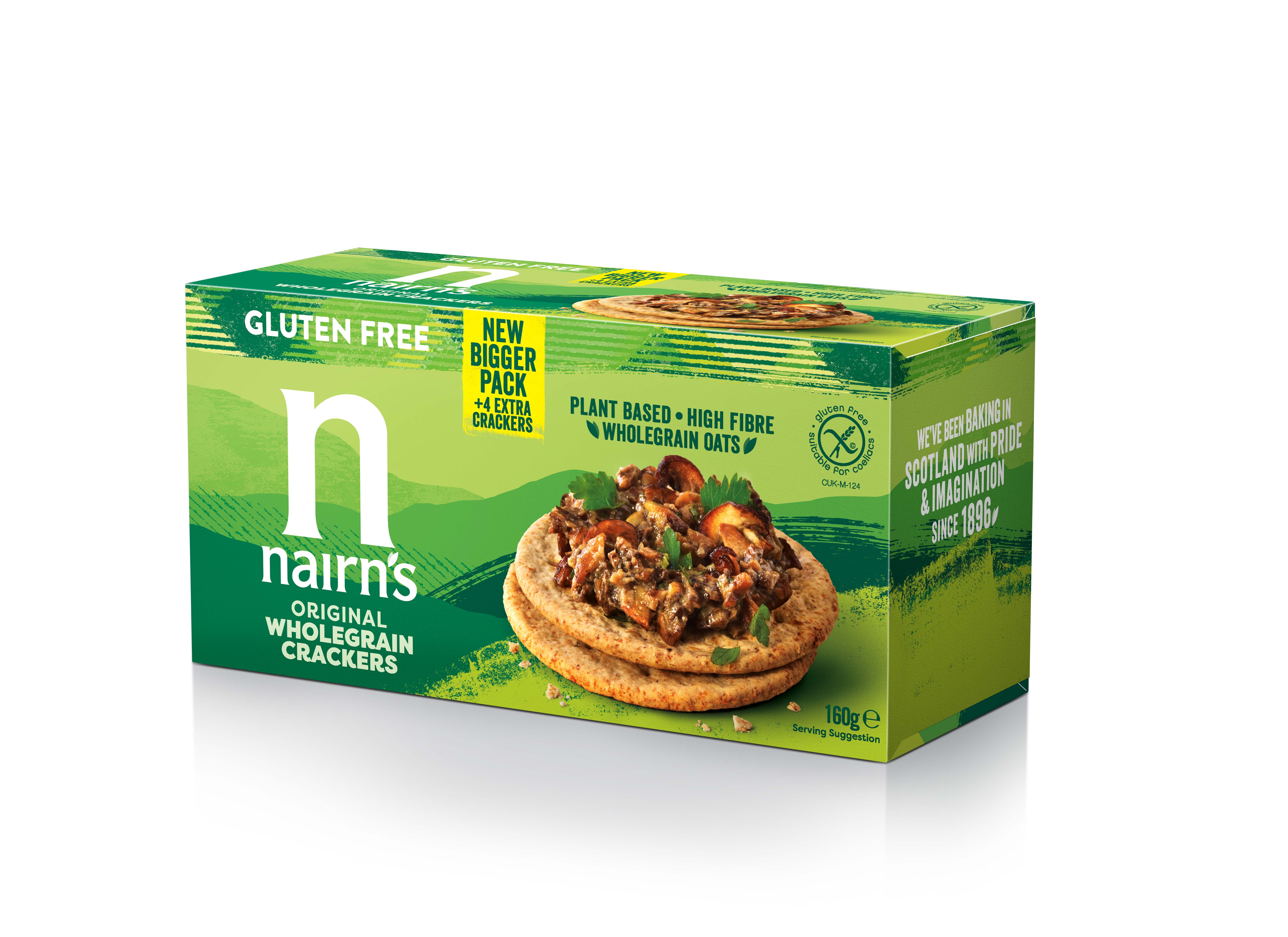 Oferte la Crackers din Ovaz Integral Fara Gluten 160G Nairn's