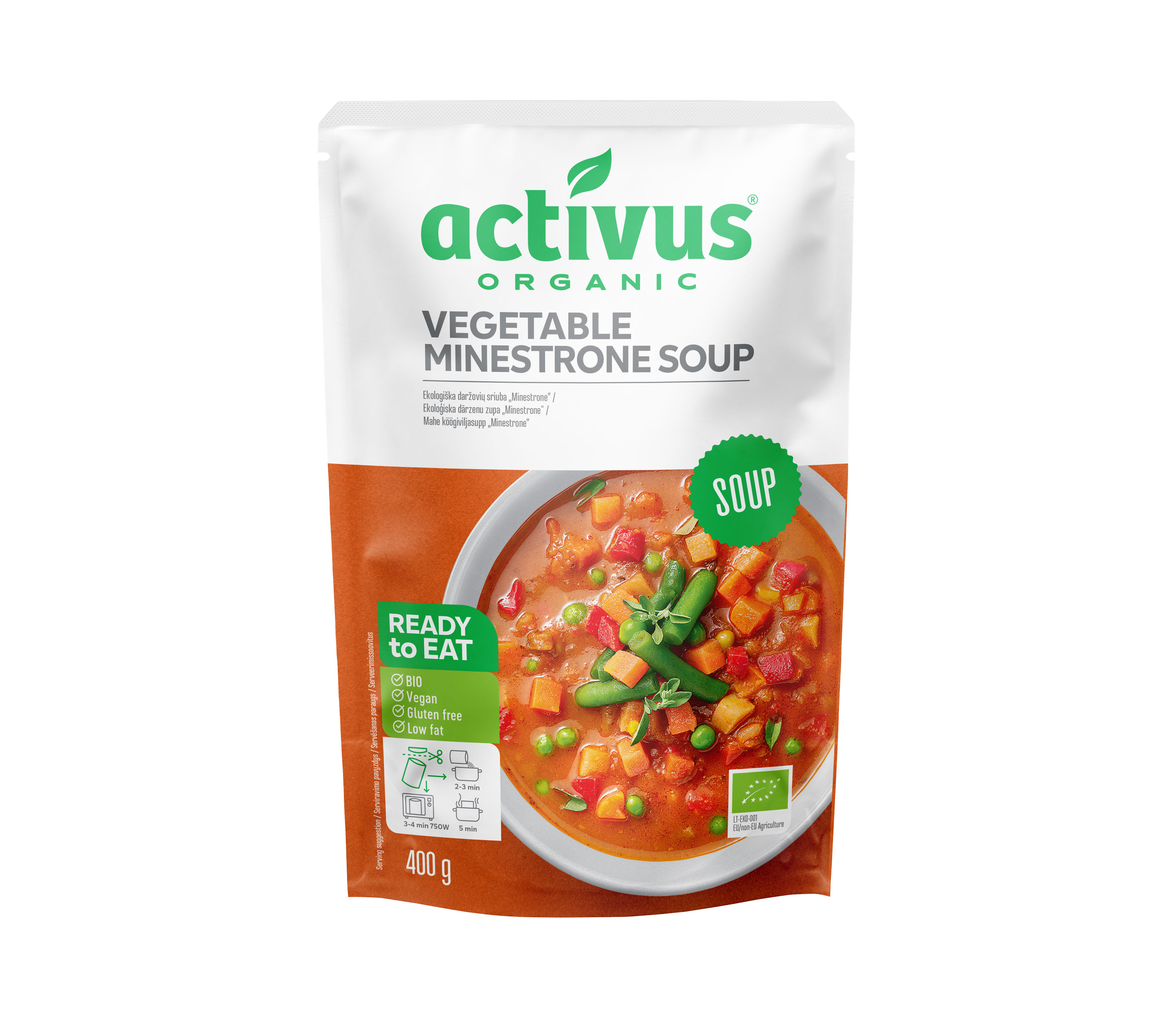 Oferte la Supa BIO Minestrone 400G Activus