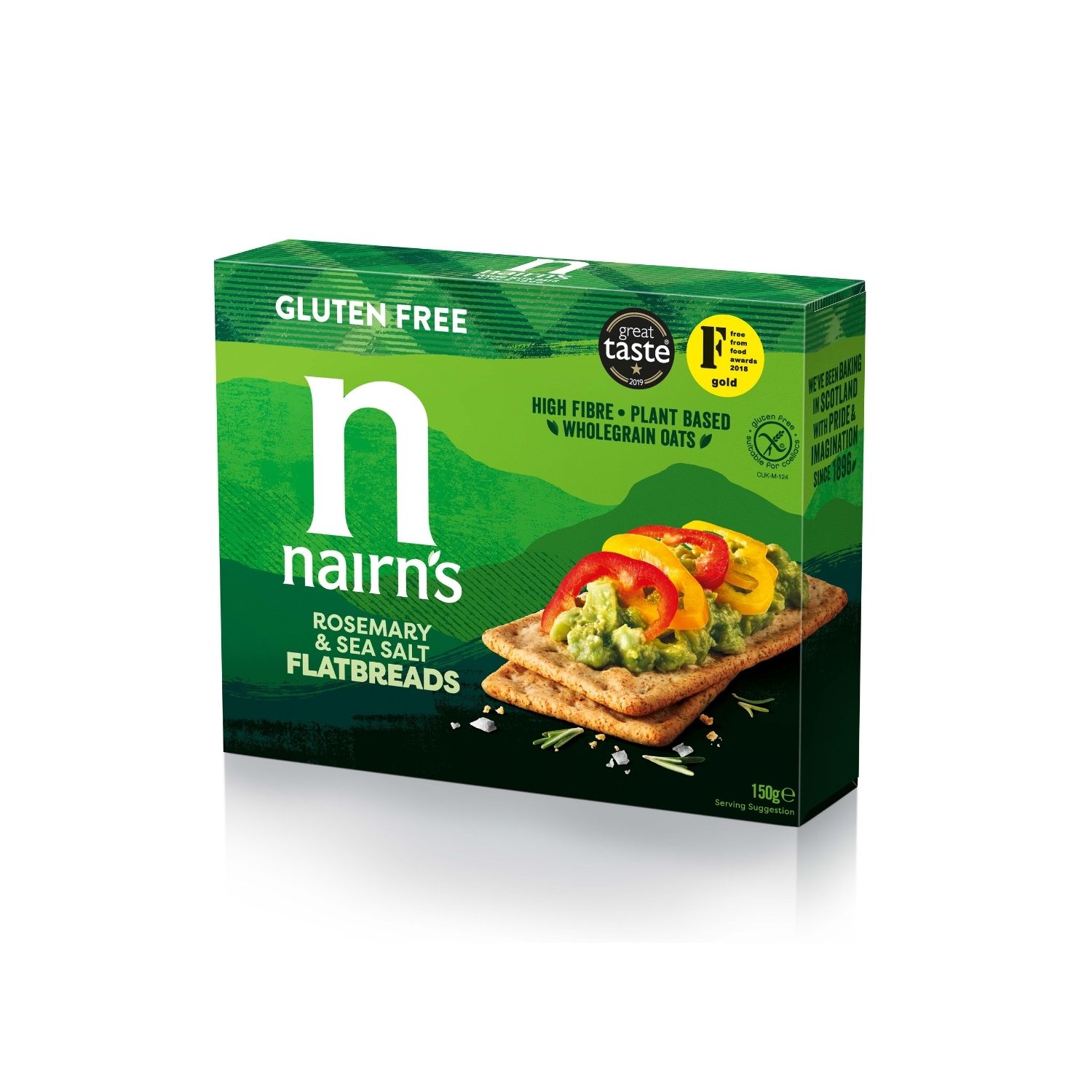 Oferte la Felii de Paine Crocanta cu Rozmarin din Ovaz Integral Fara Gluten 150G Nairn's