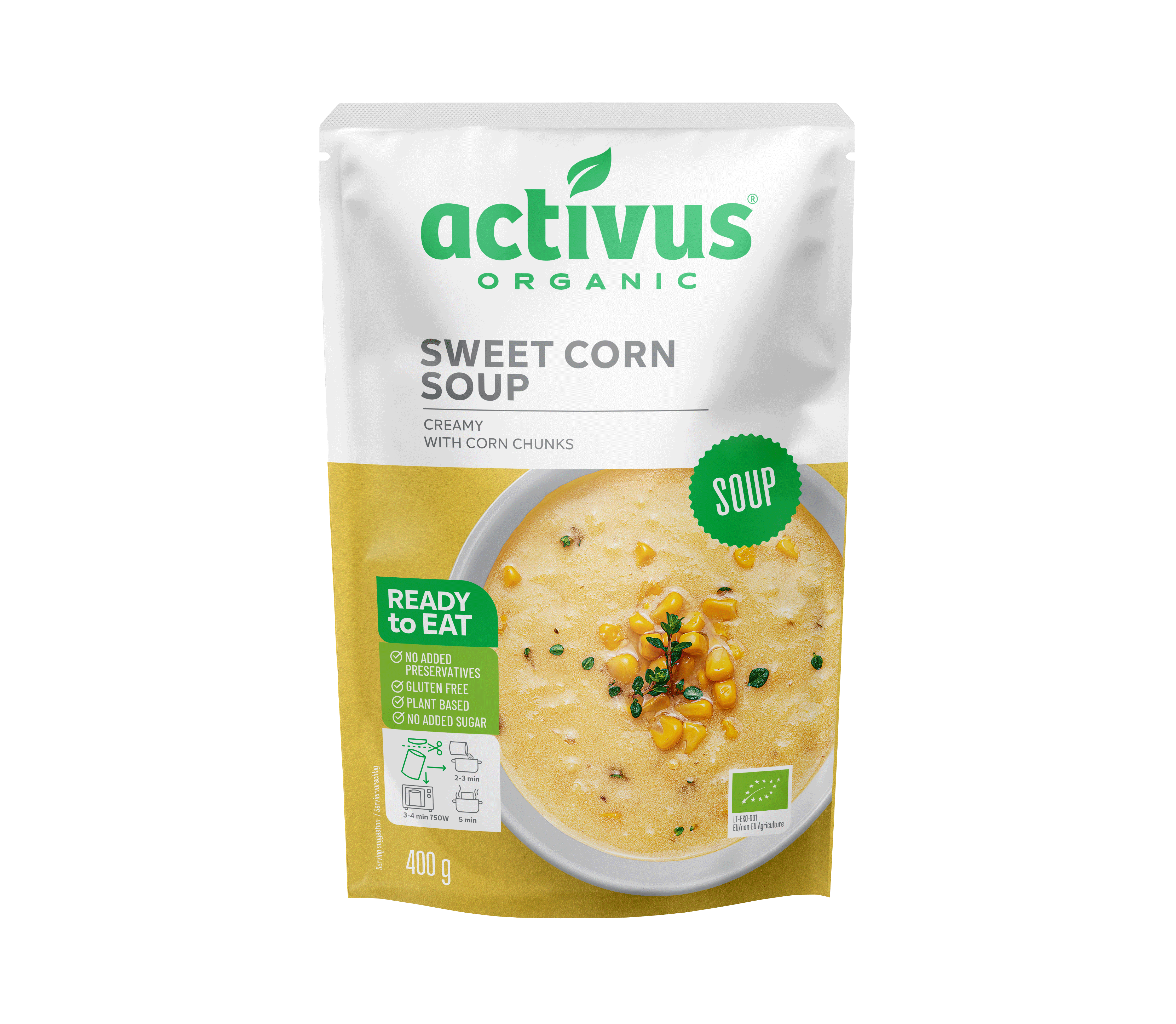 Oferte la Supa BIO de Porumb Dulce 400G Activus