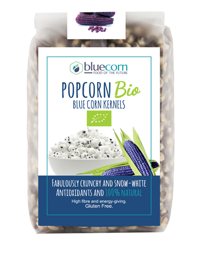 Oferte la Porumb BIO albastru pentru popcorn 350g Bluecorn
