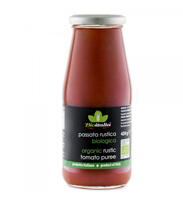 Oferte la Passata de Rosii Rustica Bio 420g Bioitalia