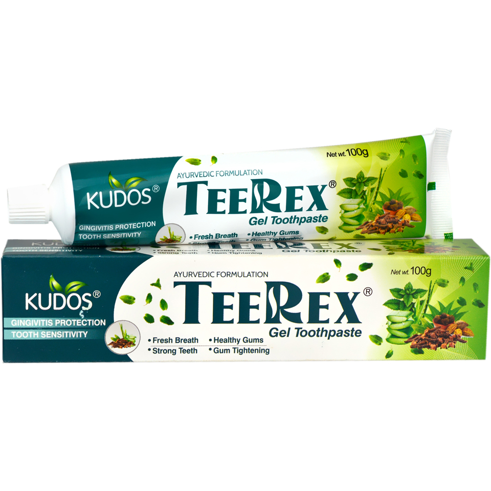 Oferte la Pasta de Dinti Gel Ayurvedica din 18 plante 100g Kudos