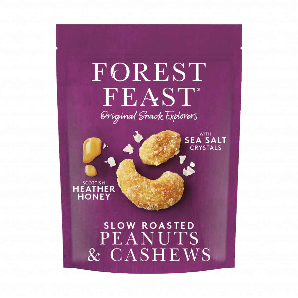 Oferte la Arahide si Caju Glazurate cu Miere si Sare de Mare 120g Forest Feast