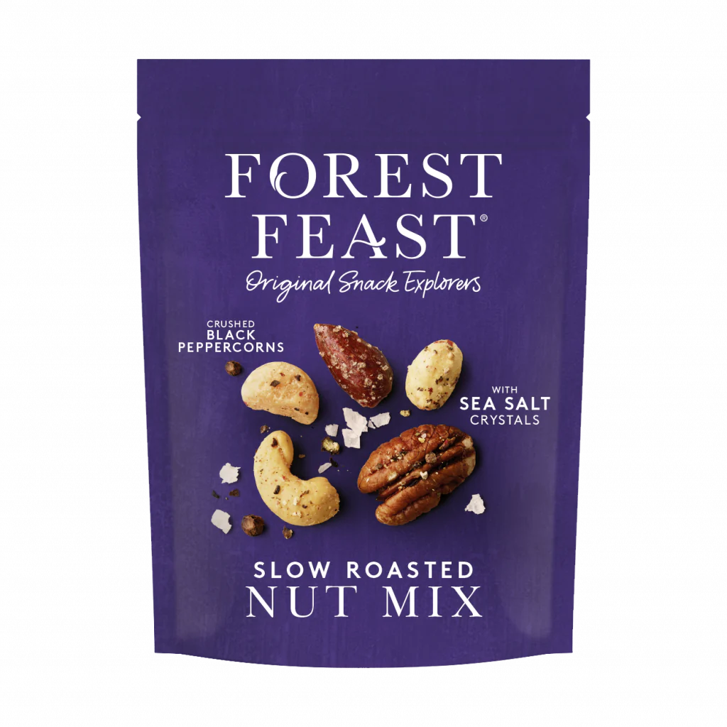 Oferte la Mix de Nuci cu Sare de Mare si Piper Negru 120g Forest Feast