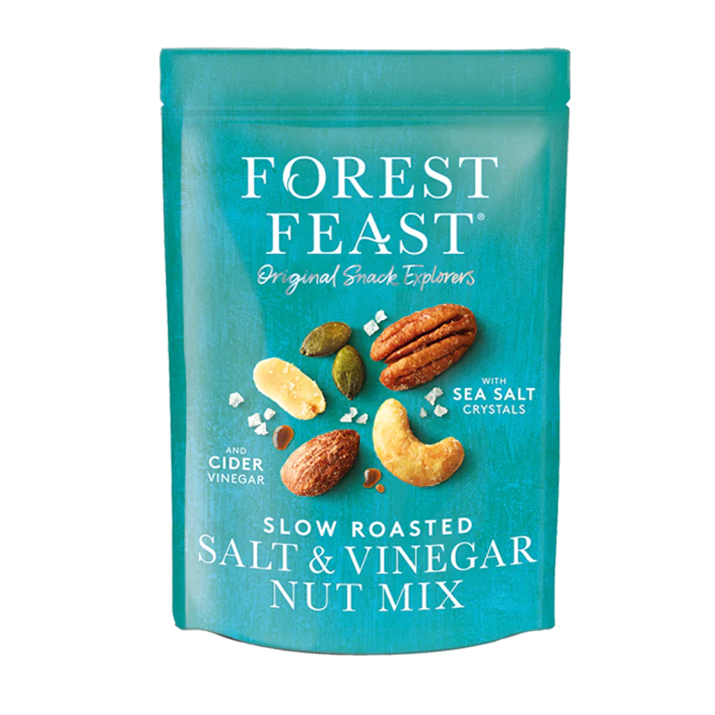 Oferte la Mix de Nuci cu Sare de Mare si Otet de Mere 120g Forest Feast