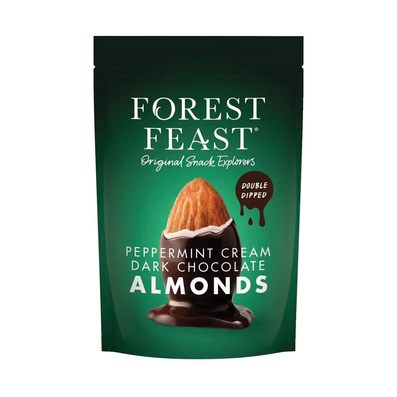 Oferte la Migdale Invelite in Ciocolata Neagra si Menta 120g Forest Feast