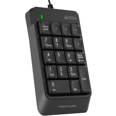 Oferte la Tastatura Numerica Fstyler 18 Taste Cablu USB 70CM Retractabil Gri