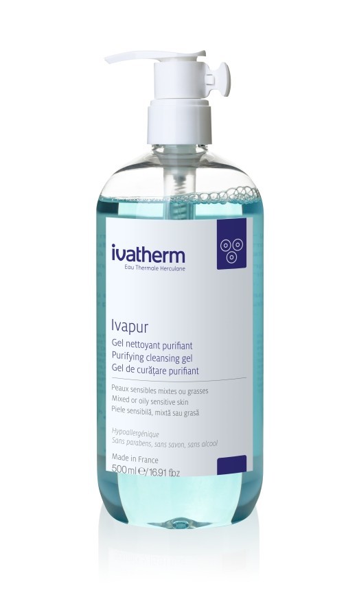 Oferte la Gel spumant purifiant Ivapur Ivatherm (Gramaj: 500 ml, Concentratie: Gel de curatare)