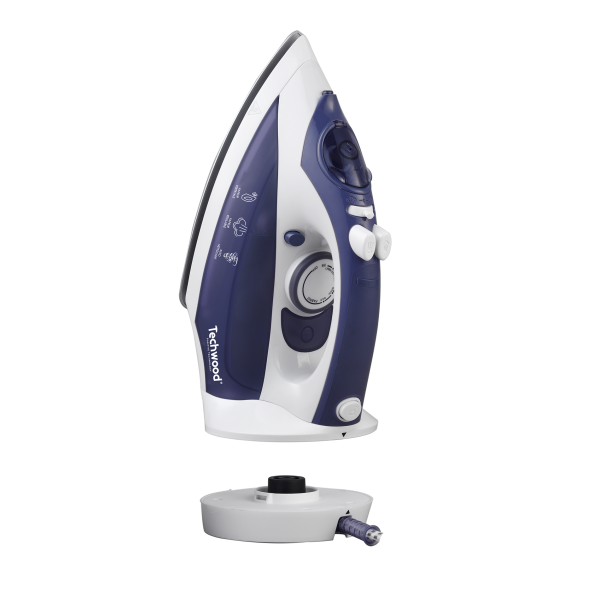 Oferte la Fier de calcat fara fir Techwood TFS-249, 2400W, 300ml, autocuratare, talpa ceramica