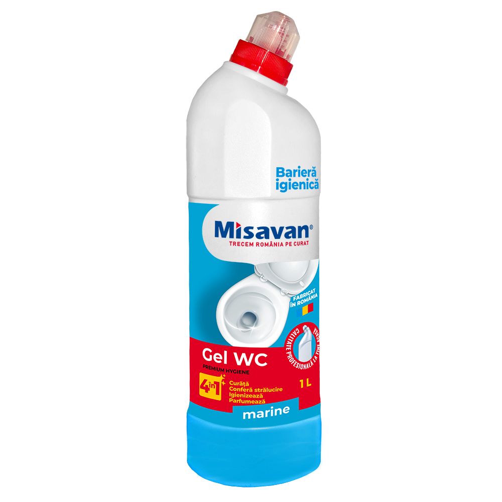 Oferte la Solutie curatare toaleta Misavan Gel Wc Marine 4in1, 1 l