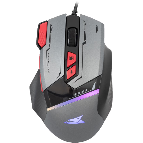 Oferte la Mouse Gaming BGM-047 MANTA cu Fir Iluminare RGB 12800DPI Gri