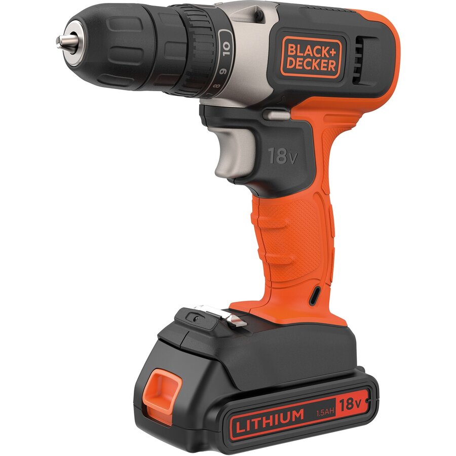 Oferte la Masina de gaurit cordless drill/screwdriver BCD001C1, 18Volt (orange/black, Li-ion battery 1.5Ah)