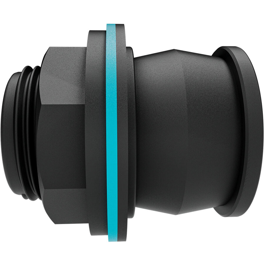 Oferte la Tank Connector Push IN, G 1 and G 3/4 (black, for wall thicknesses of 2-10mm)