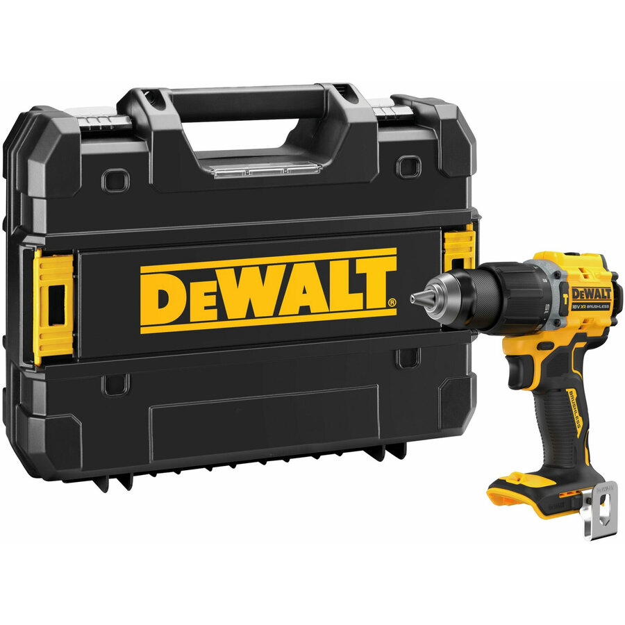 Oferte la Masina de gaurit Cordless Impact Drill DCD799NT, 18 Volt yellow/black, without battery and charger, in T STAK box