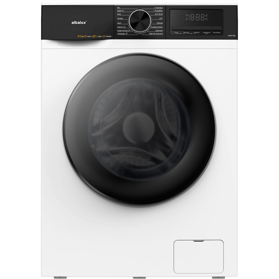 Oferte la Masina de Spalat Rufe AXEWI1486 8Kg 16 Programe 1400Rpm Clasa A Display LED