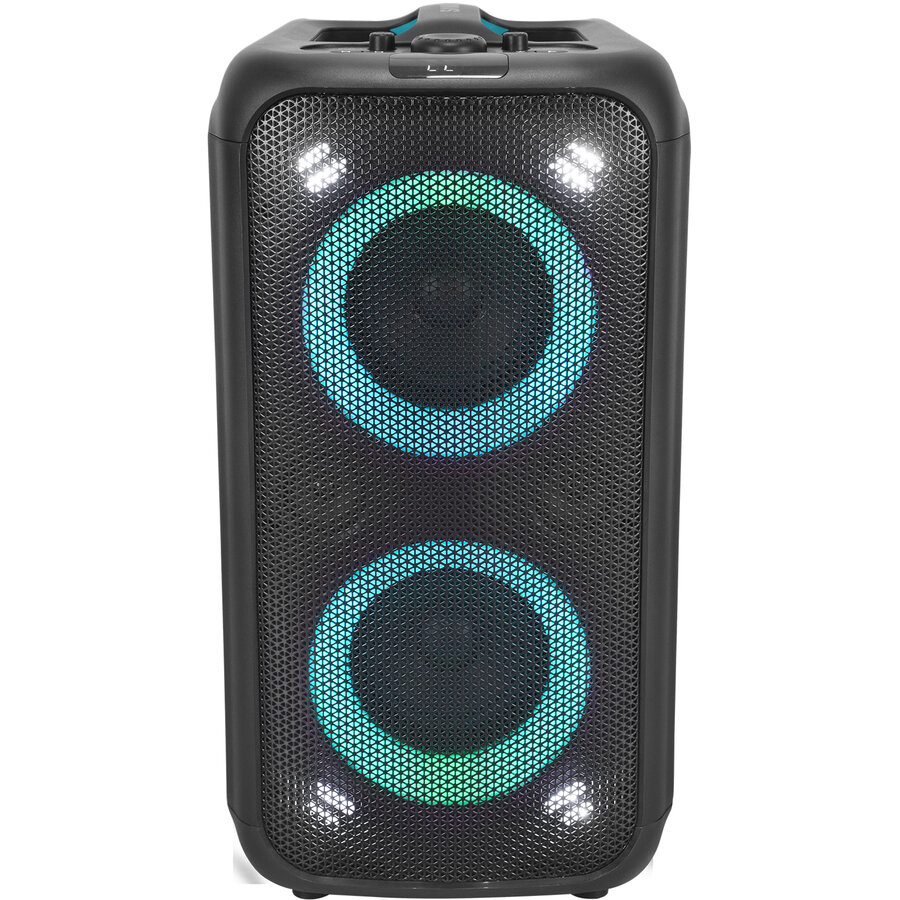 Oferte la Boxa Portabila Miami 5.25 Bluetooth FM Radio Iluminare Negru