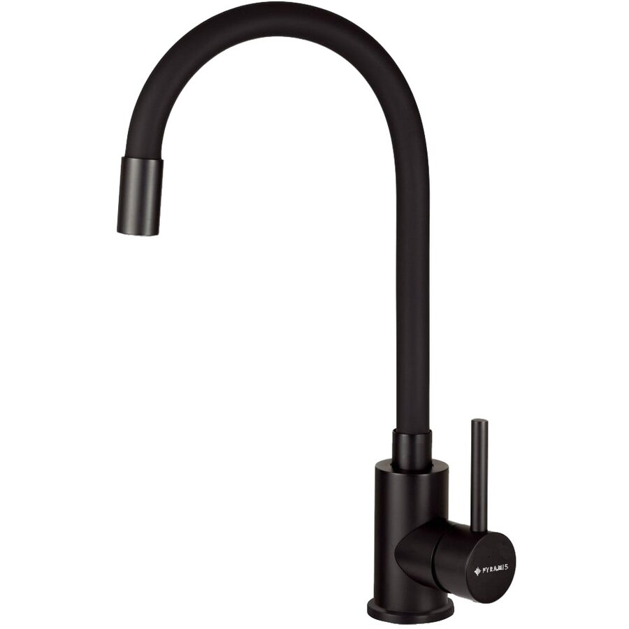 Oferte la Baterie Bucatarie ECO FLESSI Volcano Monocomanda Negru Mat