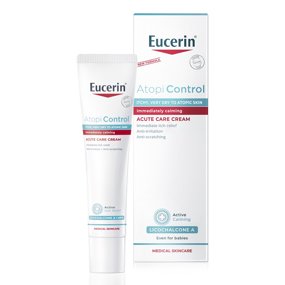 Oferte la Crema pentru ingrijirea pielii in fazele acute, AtopiControl Eucerin, 40 ml
