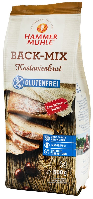 Oferte la Mix pentru paine cu faina de castane, 500g Hammer Muhle