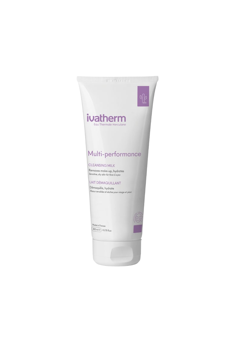 Oferte la Lapte demachiant fata si ochi Multi-performance -  cu ceramide si acid hialuronic - pentru piele sensibila - uscata si deshidratata - 200 ml