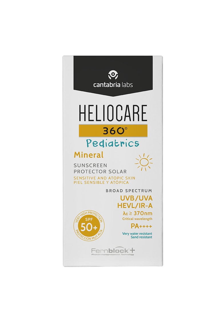 Oferte la Fluid protectie solara pentru copii Cantabria Heliocare 360º Pediatrics Mineral SPF50+ - 50 ml