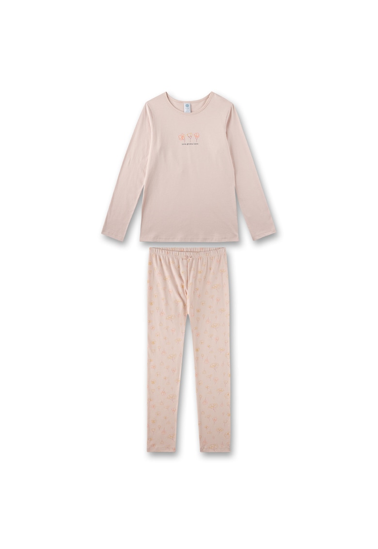 Oferte la Pijama de bumbac - cu imprimeu - Roz pal