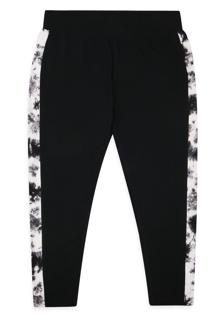 Oferte la Pantaloni de trening cu talie elastica - Negru