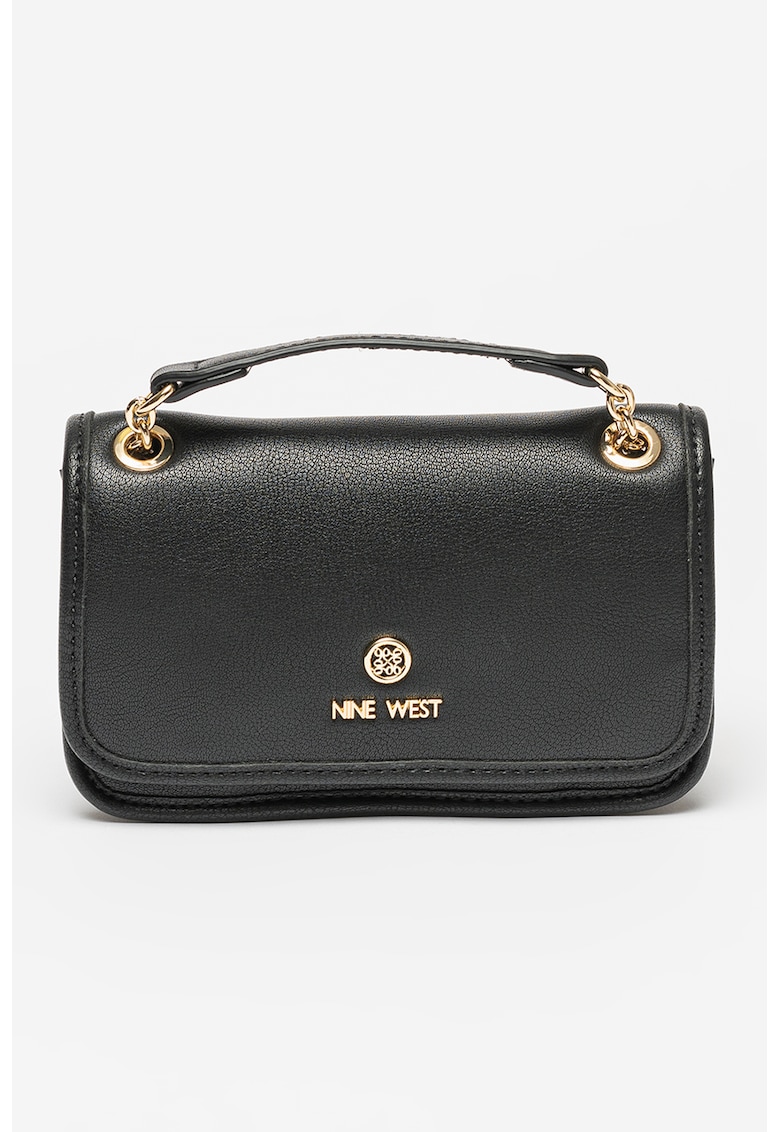 Oferte la Geanta crossbody mica de piele ecologica Saoirse - Negru