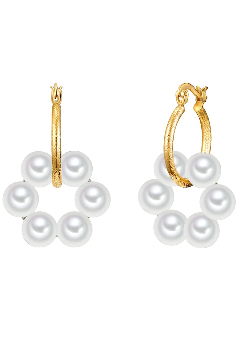Oferte la Cercei din aur de 14K filat - Auriu