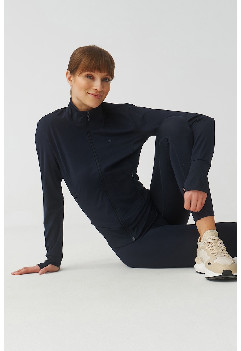 Oferte la Bluza de trening cu fermoar Iguana - Albastru ultramarin