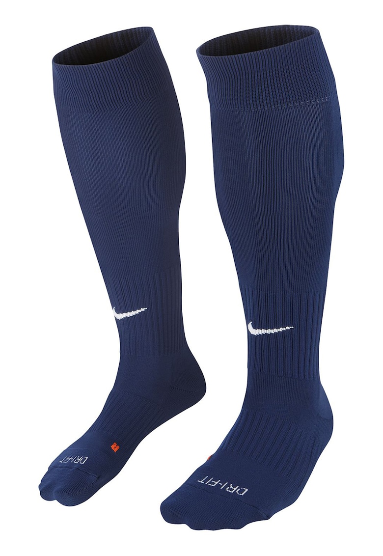 Oferte la Sosete unisex lungi pana peste genunchi cu amortizare pentru fotbal Classic II - Bleumarin
