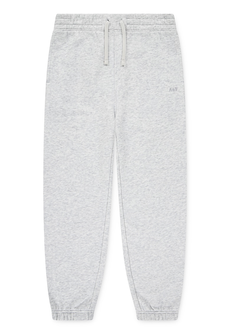 Oferte la Pantaloni de trening cu logo brodat Essential - Gri deschis melange