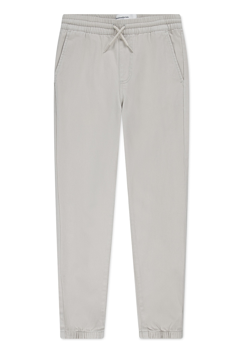 Oferte la Pantaloni de trening uni cu snur - Bej