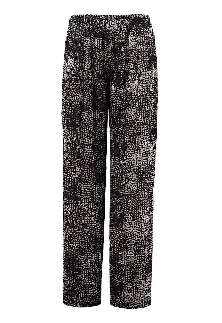 Oferte la Pantaloni cu imprimeu cu aspect de piele de reptila - Alb/Negru