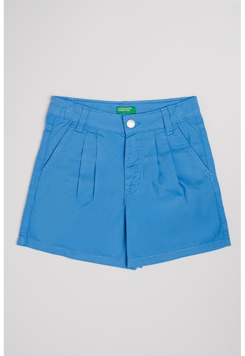 Oferte la Pantaloni scurti cu pliuri - Albastru lavanda