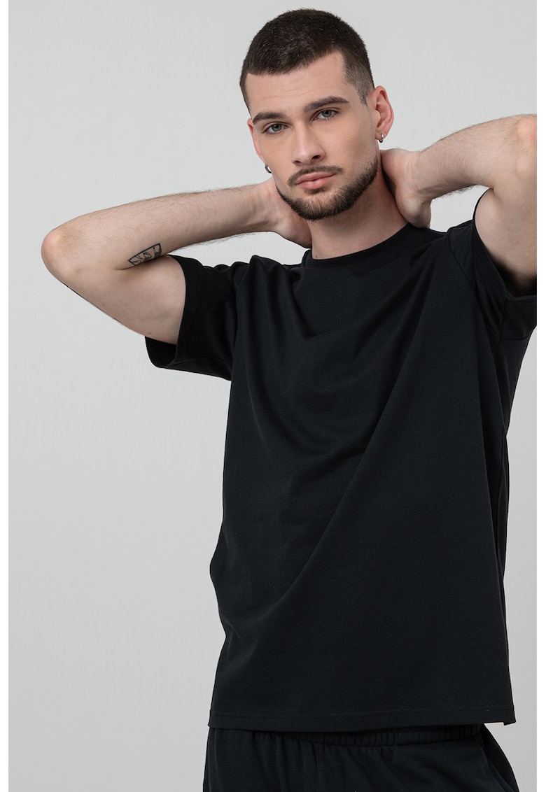 Oferte la Tricou cu decolteu la baza gatului Cons - Negru