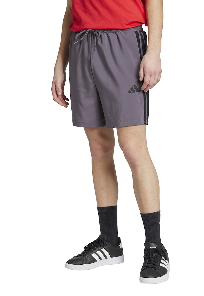 Oferte la Pantaloni scurti cu benzi laterale cu logo Chelsea - Negru/Violet prafuit