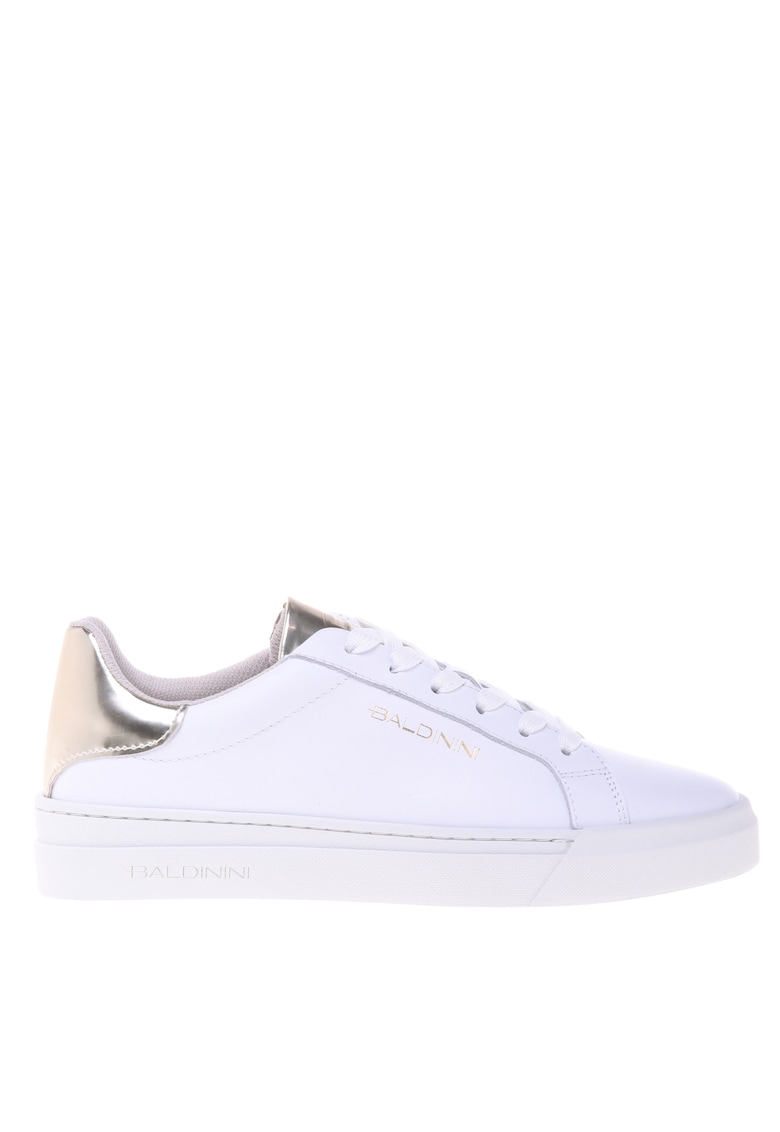 Oferte la Pantofi sport de piele si piele ecologica - Alb