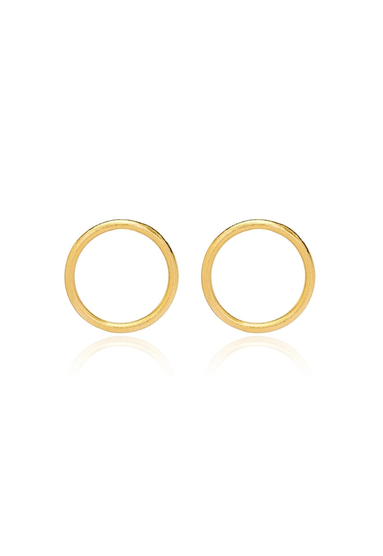 Oferte la Cercei rotund din argint 925 - Auriu