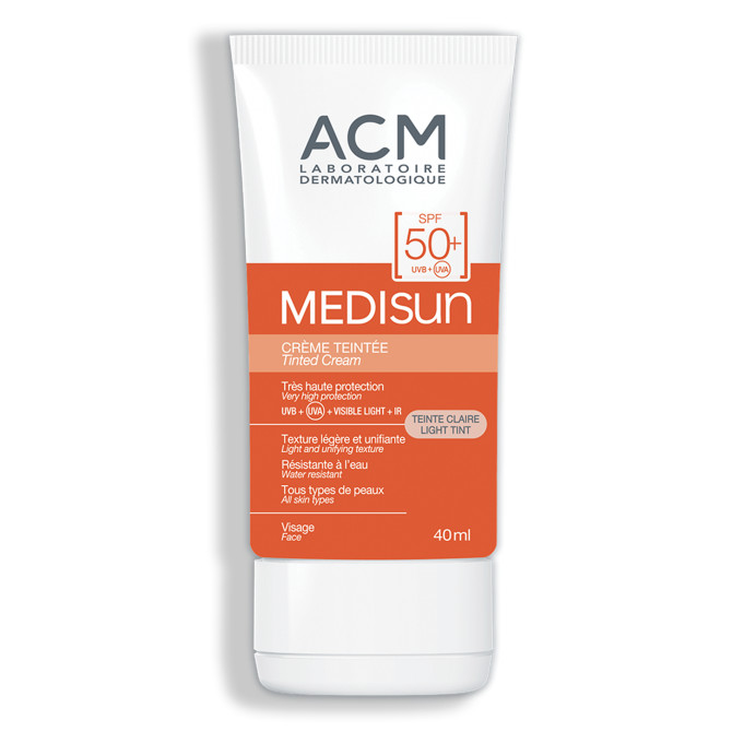 Oferte la Cremă colorata pentru protectie solara cu SPF 50+ Light Tint Medisun, ACM (Concentratie: Crema, Gramaj: 40 ml)
