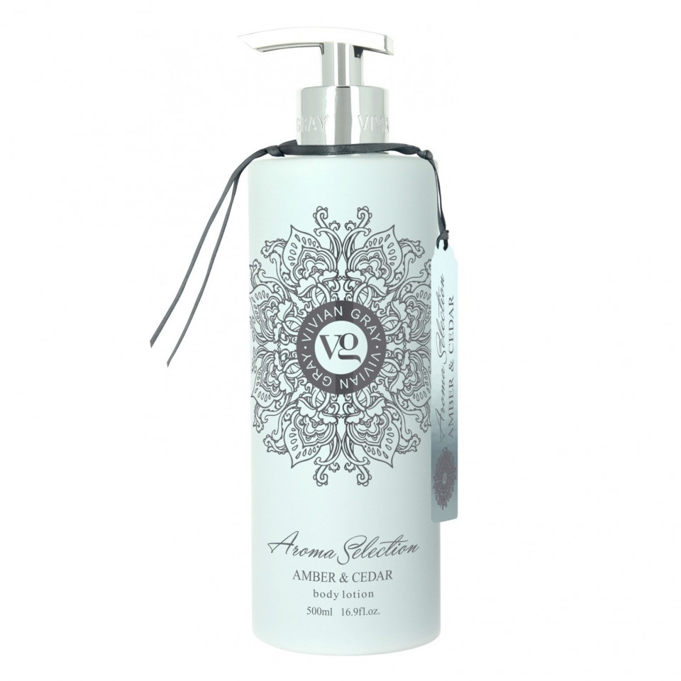 Oferte la Lotiune de corp Vivian Gray Aroma Selection Amber & Cedar, 500 ml